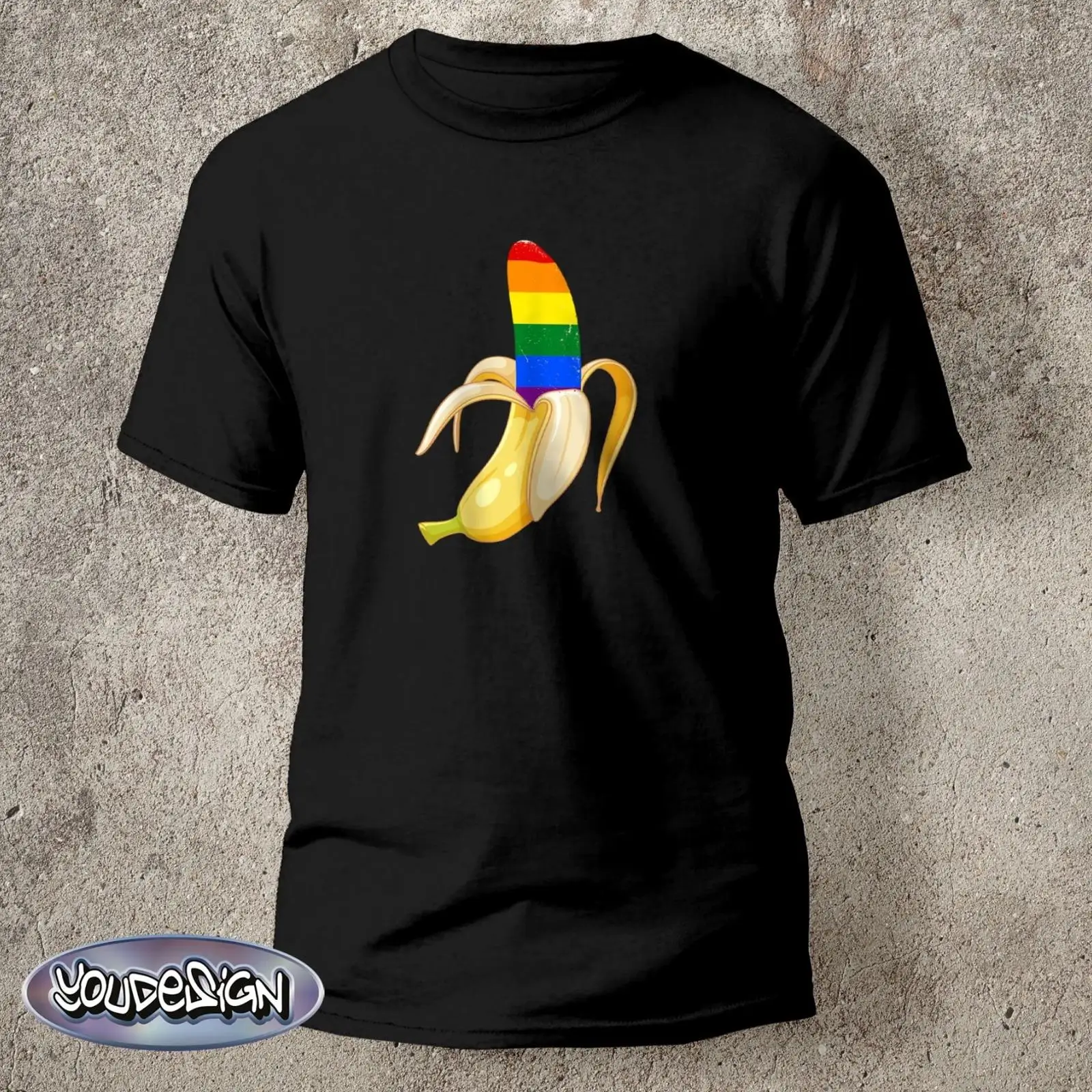 Vintage Queer Fashion - Футболка Banane T Shirt Banana LSBTIQ