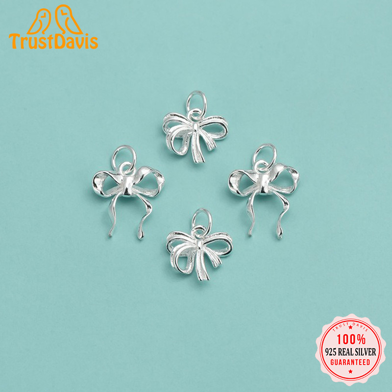 Vintage Fashion Wholesale - TrustDavis новый модный настоящий 925 Стерлинговое