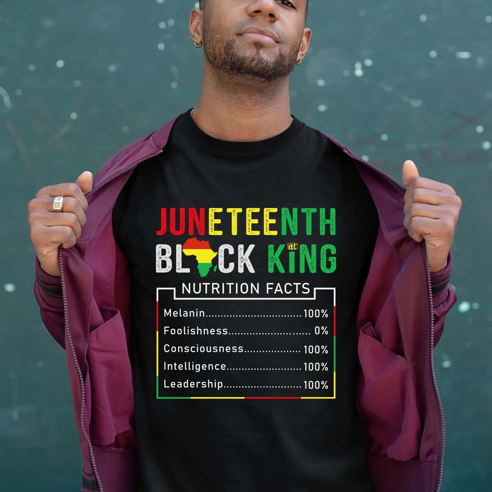 Vintage Fashion History - Футболка Juneteenth Black King T-Shirt History