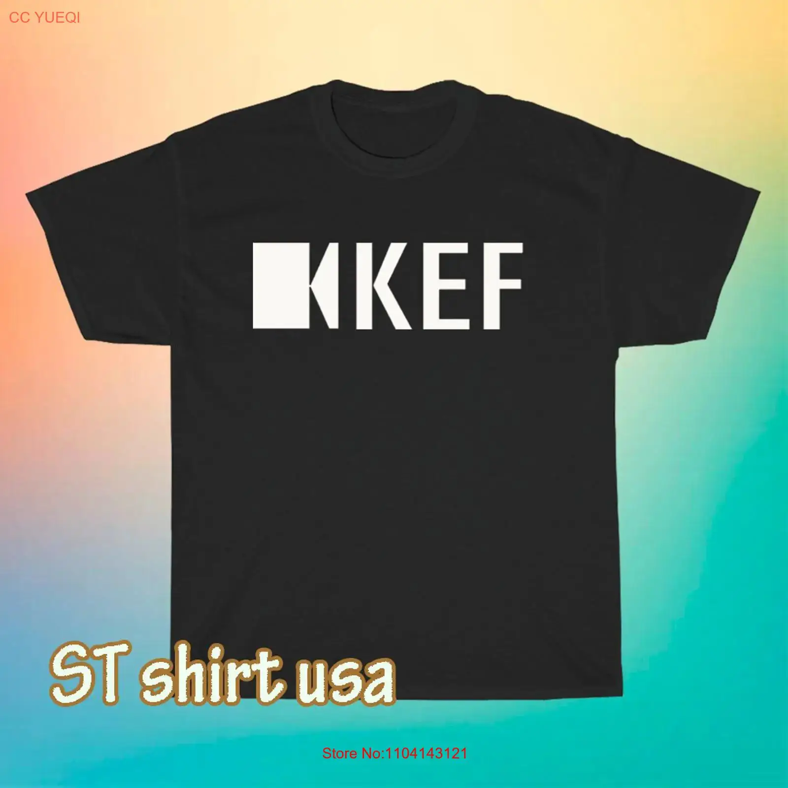 Vintage Fashion Logo - Новая футболка с логотипом KEF Subwoofer