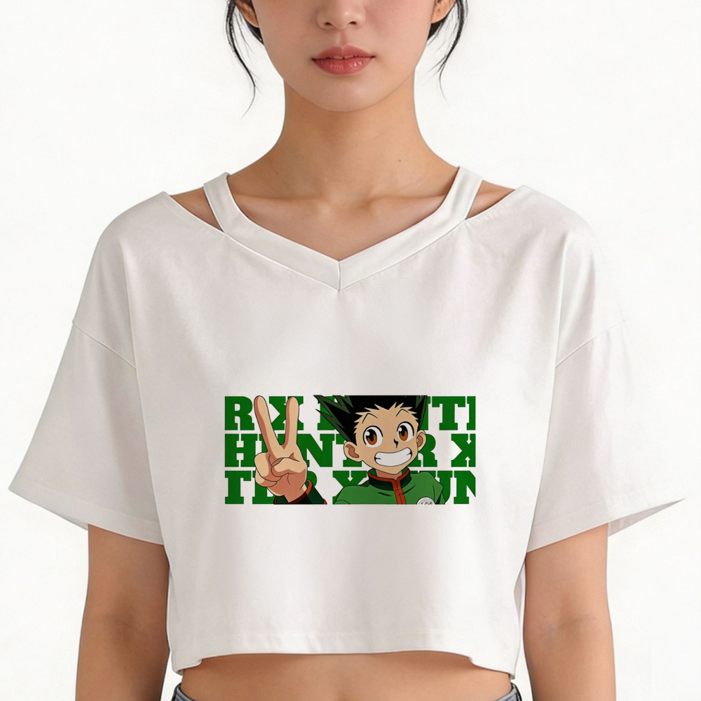 Vintage Fashion For Sale - Кроп-топ Hunter x Hunter для девушек,