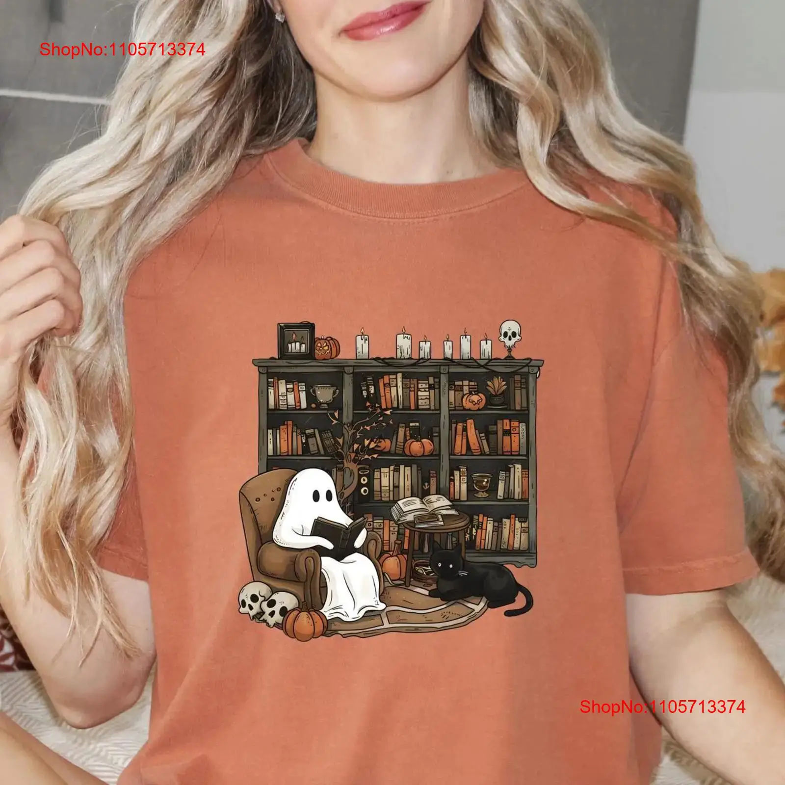 Футболка Bookish Ghost с принт – обзор и цена Vintage Fashion Library