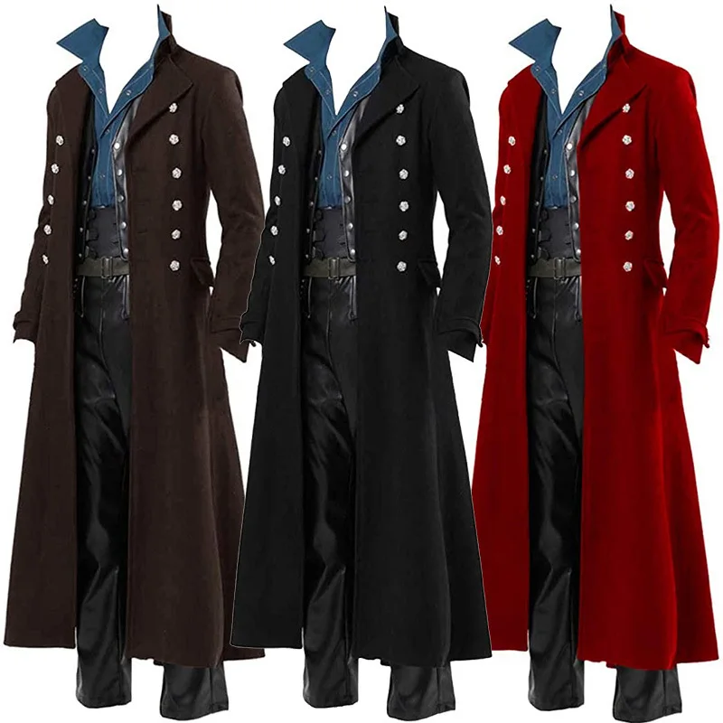 Мужской средневековый пиратски – обзор и цена Vintage Fashion Jacket